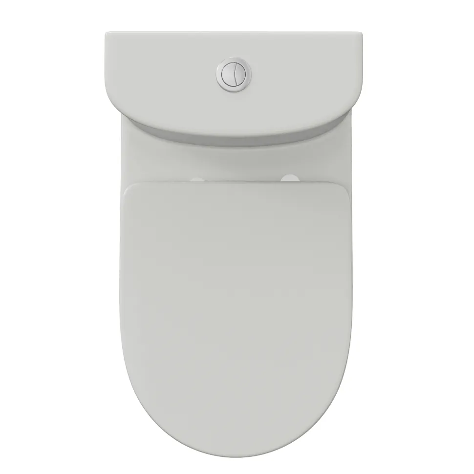 Harbour Serenity Rimless Back To Wall Close Coupled Toilet with Soft Close Seat