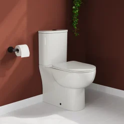 Harbour Serenity Rimless Back To Wall Close Coupled Toilet with Soft Close Seat