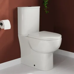 Harbour Serenity Rimless Back to Wall Comfort Height Toilet with Cistern & Soft Close Seat