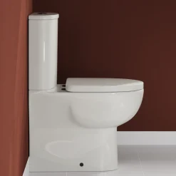 Harbour Serenity Rimless Back to Wall Comfort Height Toilet with Cistern & Soft Close Seat