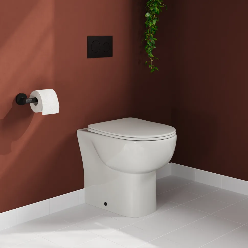 Harbour Serenity Rimless Back to Wall Toilet with Soft Close Seat