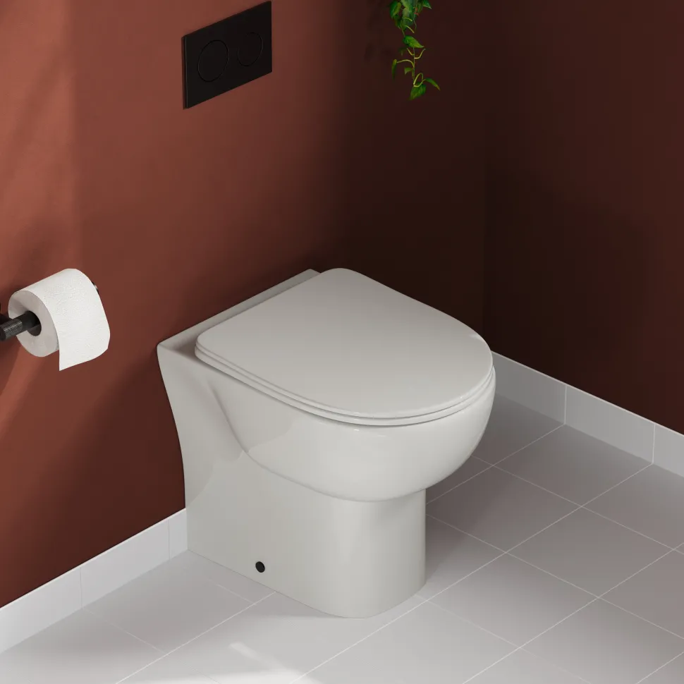 Harbour Serenity Rimless Back to Wall Toilet with Soft Close Seat