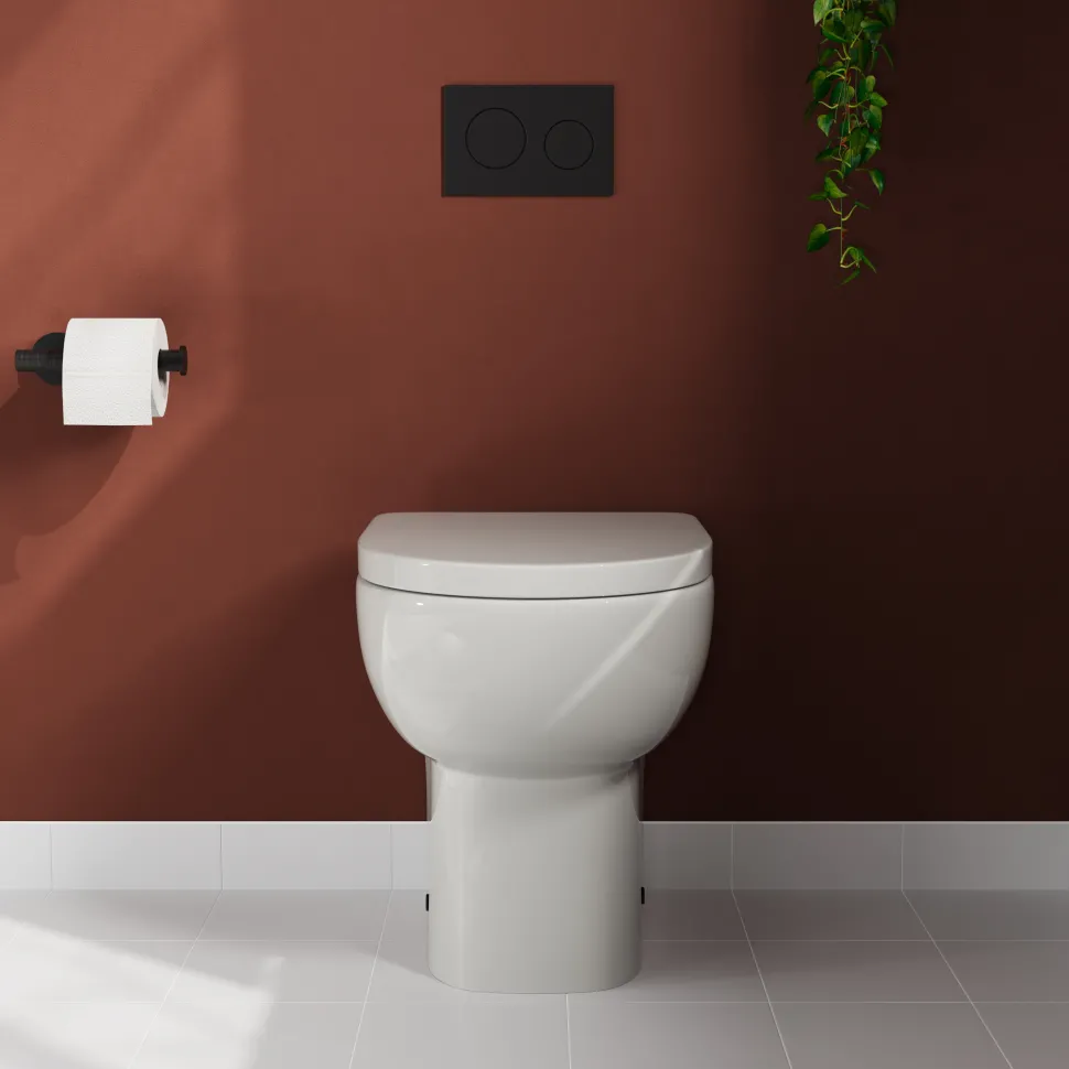 Harbour Serenity Rimless Back to Wall Toilet with Soft Close Seat