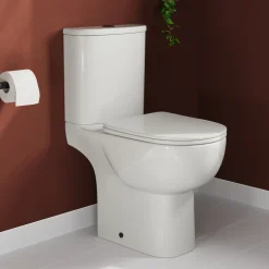 Harbour Serenity Rimless Close Coupled Toilet with Soft Close Seat