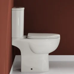 Harbour Serenity Rimless Close Coupled Toilet with Soft Close Seat