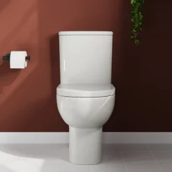 Harbour Serenity Rimless Close Coupled Toilet with Soft Close Seat