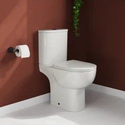 Harbour Serenity Rimless Close Coupled Toilet with Soft Close Seat