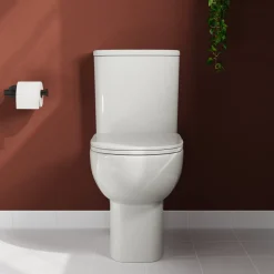 Harbour Serenity Rimless Close Coupled Toilet with Soft Close Seat