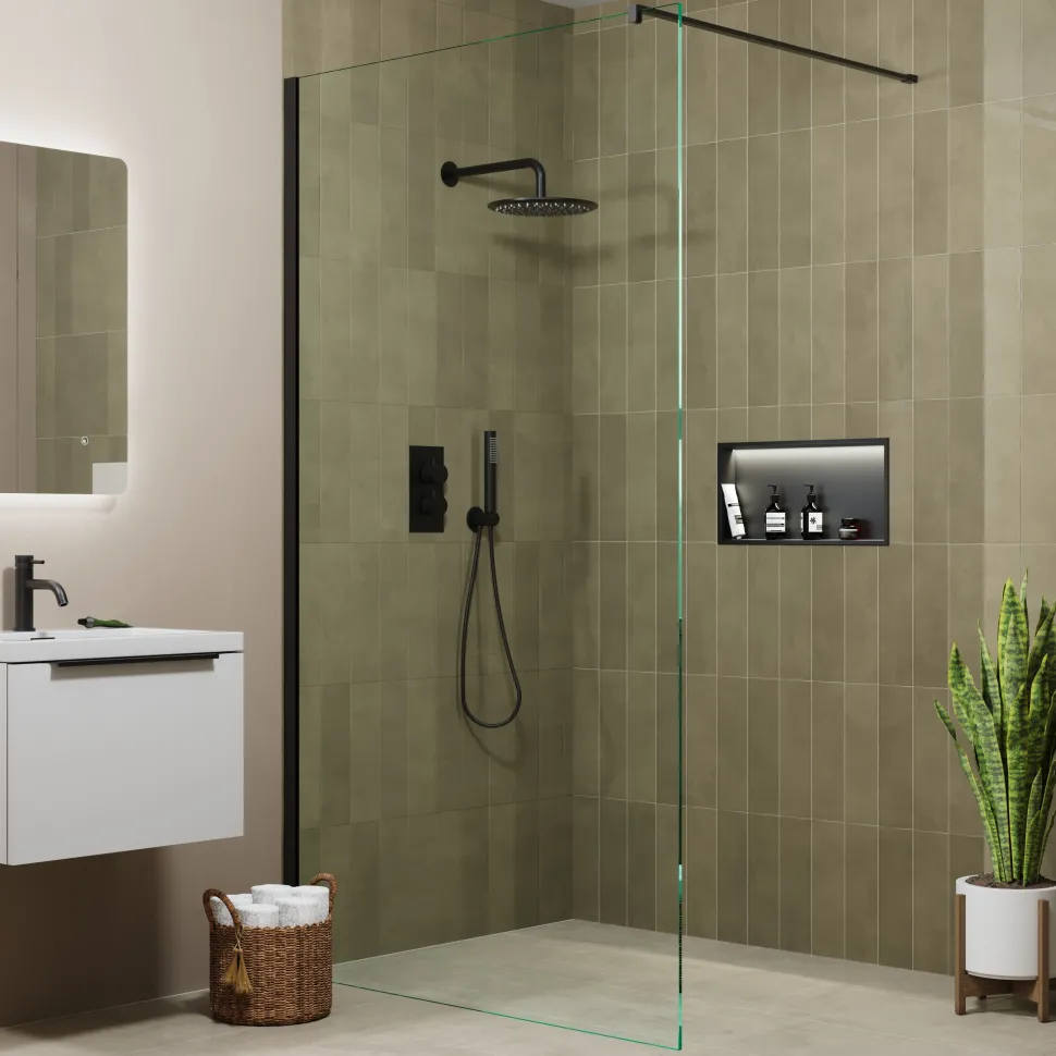 Harbour Shower Niche with LED Light Strip - 610 x 305mm