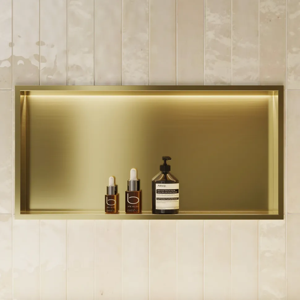 Harbour Shower Niche with LED Light Strip - 610 x 305mm