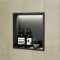 Harbour Shower Niche with LED Light Strip - 305 x 305mm