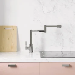 Harbour Stature Deck Mounted Pot Filler Kitchen Tap