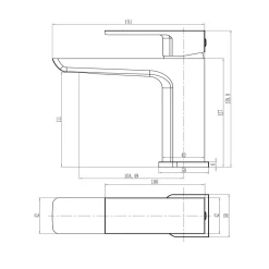 Harbour Status Basin Mixer Tap & Basin Waste