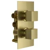 Harbour Status Brushed Brass 2 Outlet Thermostatic Concealed Shower Valve