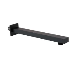 Harbour Status Concealed Shower Valve & Wall Mounted Fixed Shower Head - Matt Black