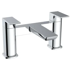 Harbour Status Deck Mounted Bath Mixer Tap - Chrome