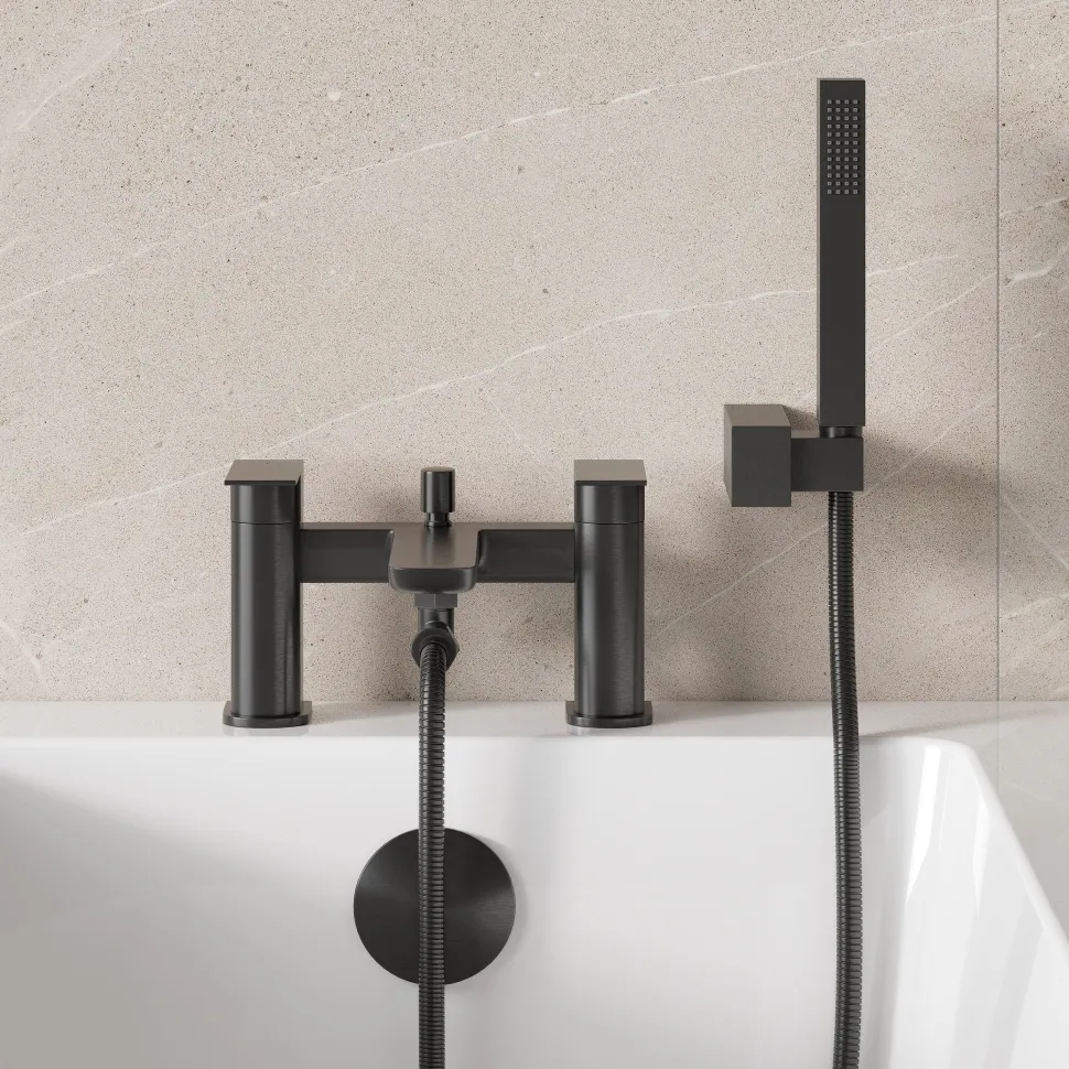Harbour Status Deck Mounted Bath Shower Mixer Tap