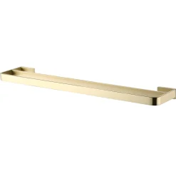 Harbour Status Double Towel Rail - Brushed Brass