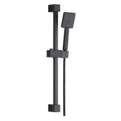 Harbour Status Matt Black Shower Riser Rail