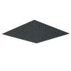 Harbour Status Matt Black Stainless Steel Square Shower Head - 300mm