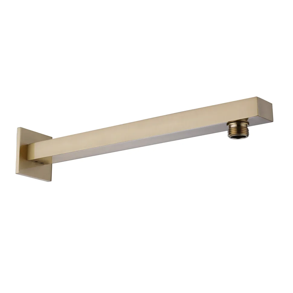 Harbour Status 305mm Brushed Brass Square Shower Arm