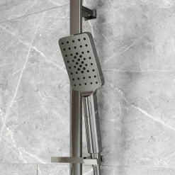 Harbour Status Slide Rail Shower Kit with Shower Handset & Hose - Chrome