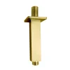 Harbour Status Square Brushed Brass Shower Ceiling Arm - 120mm