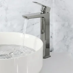 Harbour Status Tall Basin Mixer Tap - Chrome