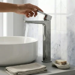 Harbour Status Tall Basin Mixer Tap - Chrome
