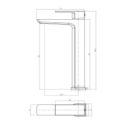 Harbour Status Tall Mono Basin Mixer Tap