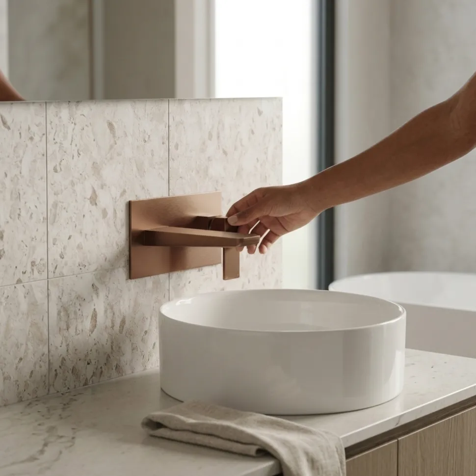 Harbour Status Wall Mounted Basin Mixer Tap