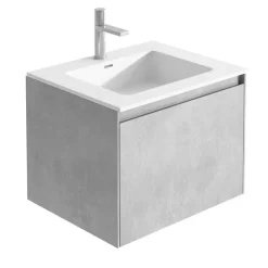 Harbour Substance 600mm 1 Drawer Wall Mounted Vanity Unit & Basin Options