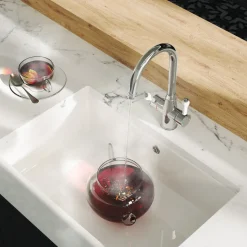 Harbour Traditional 3-in-1 Instant Boiling Water Tap with WRAS-Approved Digital Boiler & Filter - Chrome