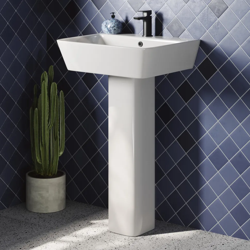 Harbour Unity 500mm Basin & Full Pedestal