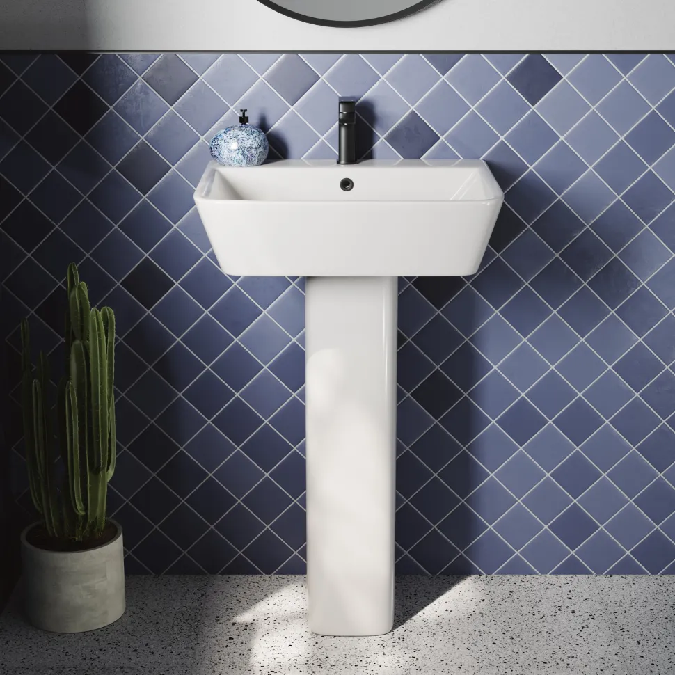 Harbour Unity 500mm Basin & Full Pedestal
