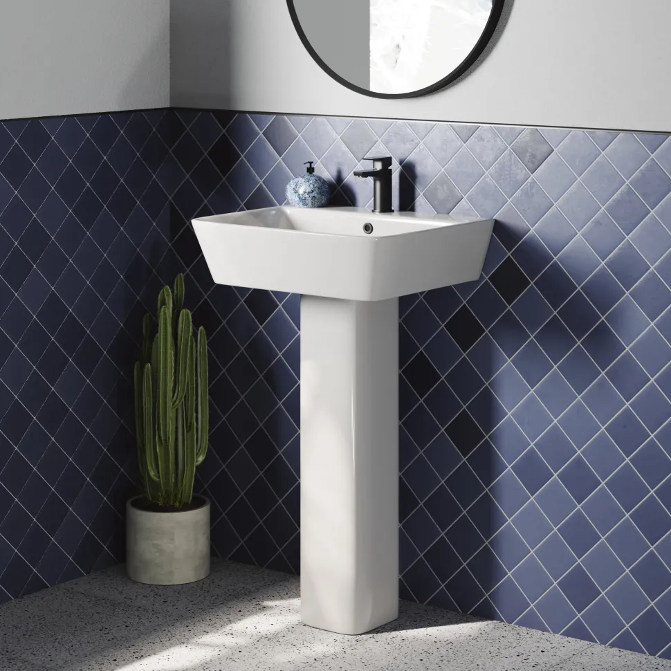 Harbour Unity 500mm Basin & Full Pedestal