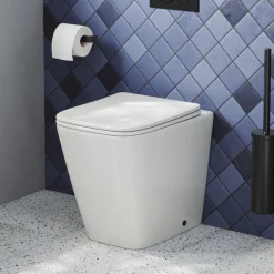 Harbour Unity Rimless Back to Wall Toilet & Soft Close Seat