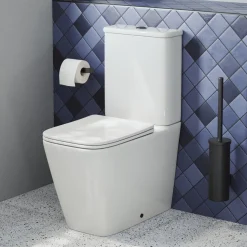 Harbour Unity Rimless BTW Close Coupled Toilet & Soft Close Seat