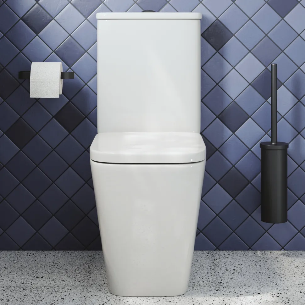 Harbour Unity Rimless BTW Close Coupled Toilet & Soft Close Seat