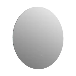 Harbour Vision LED Illuminated Round Bathroom Mirror with Demister Pad - 600mm