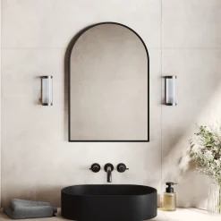 Harper Arch Framed Mirror - 500 x 750mm