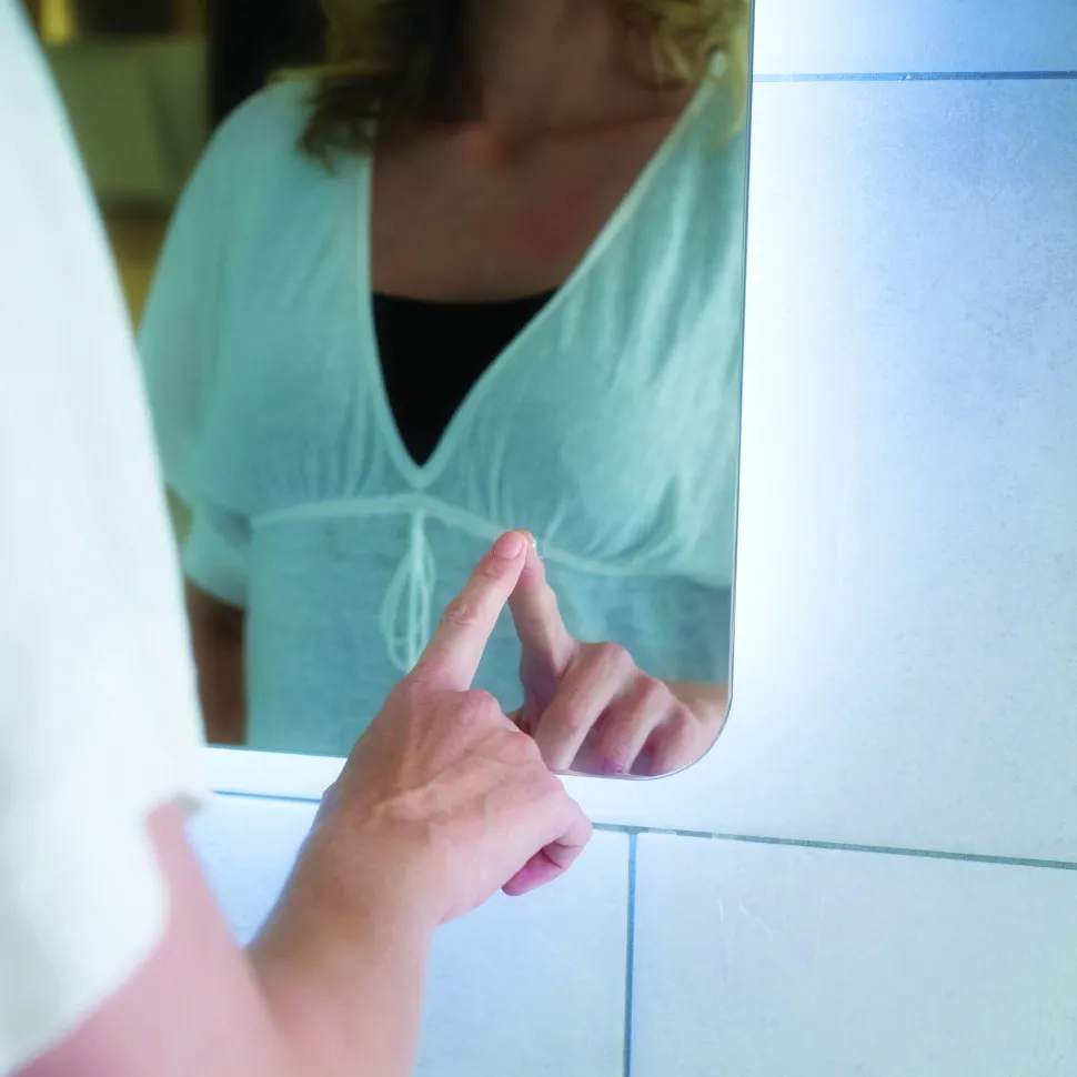 hib. Ambience LED Illuminated Steam Free Mirror
