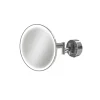 hib. Eclipse Round LED Illuminated Magnifying Mirror - 200 x 200mm
