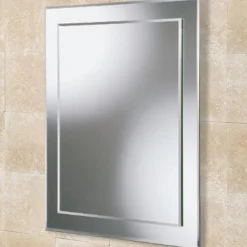 hib. Linus Rectangular Bevelled 'Mirror On Mirror' - 700 x 500mm