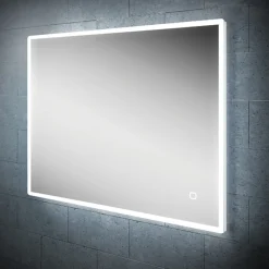 hib. Vega LED Illuminated Rectangular Mirror with Demister Pad & Colour Change LEDs
