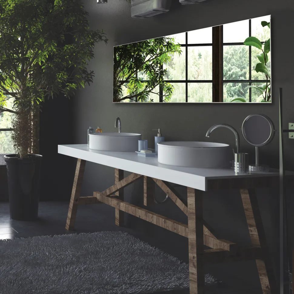hib. Willow Landscape Mirror - 600 x 1200mm