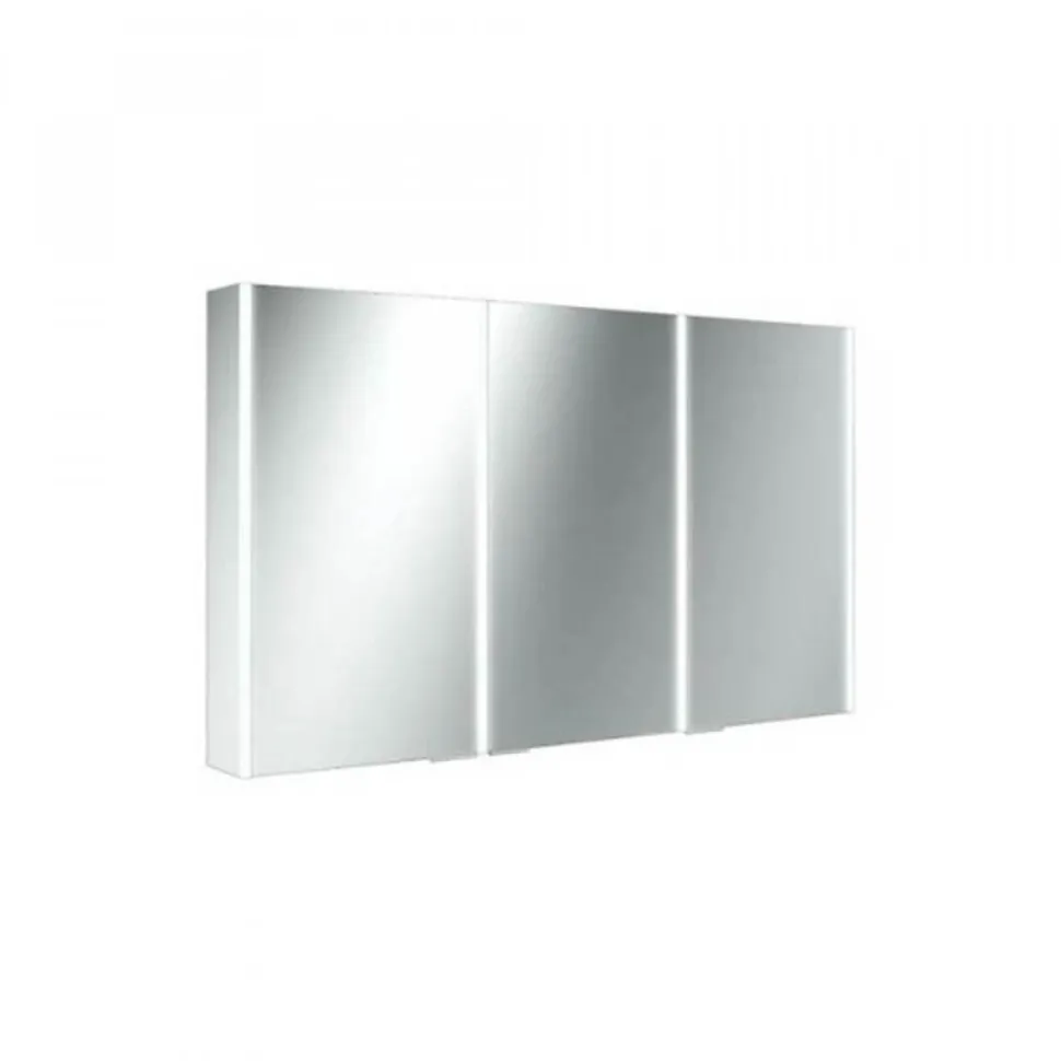 hib. Xenon 120 LED Illuminated Mirror Cabinet With Mirrored Sides