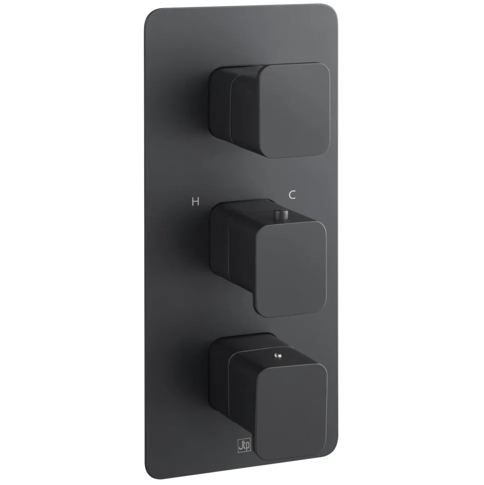 HIX 3 Handle 3 Outlet Concealed Thermostatic Vertical Shower Valve