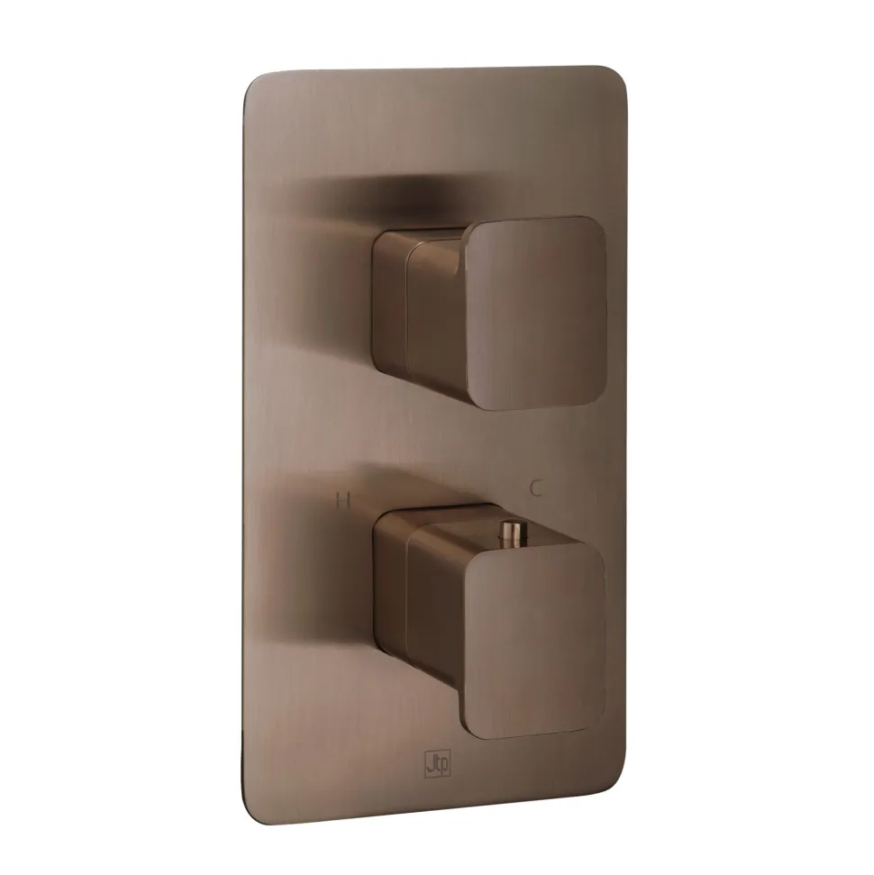 HIX 2 Handle 2 Outlet Concealed Thermostatic Vertical Shower Valve