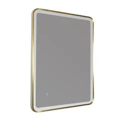 HIX LED Illuminated Framed Mirror with Demister Pad & Colour Change Lights - 600 x 800mm